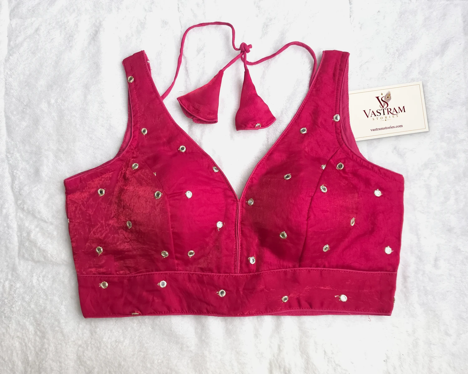 Ruhani Rani Pink Blouse, front view