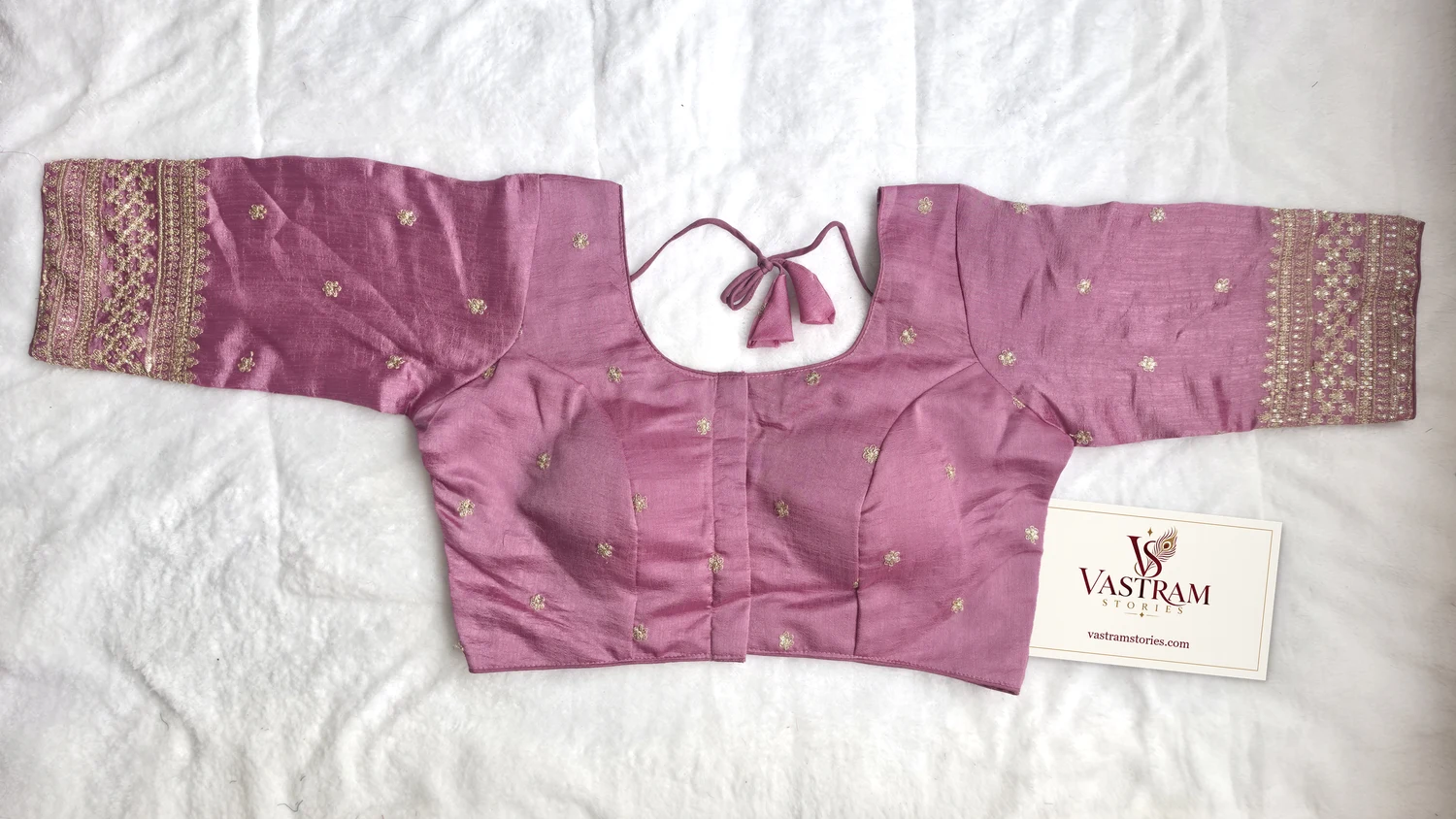 Kashish Pink Blouse, front view