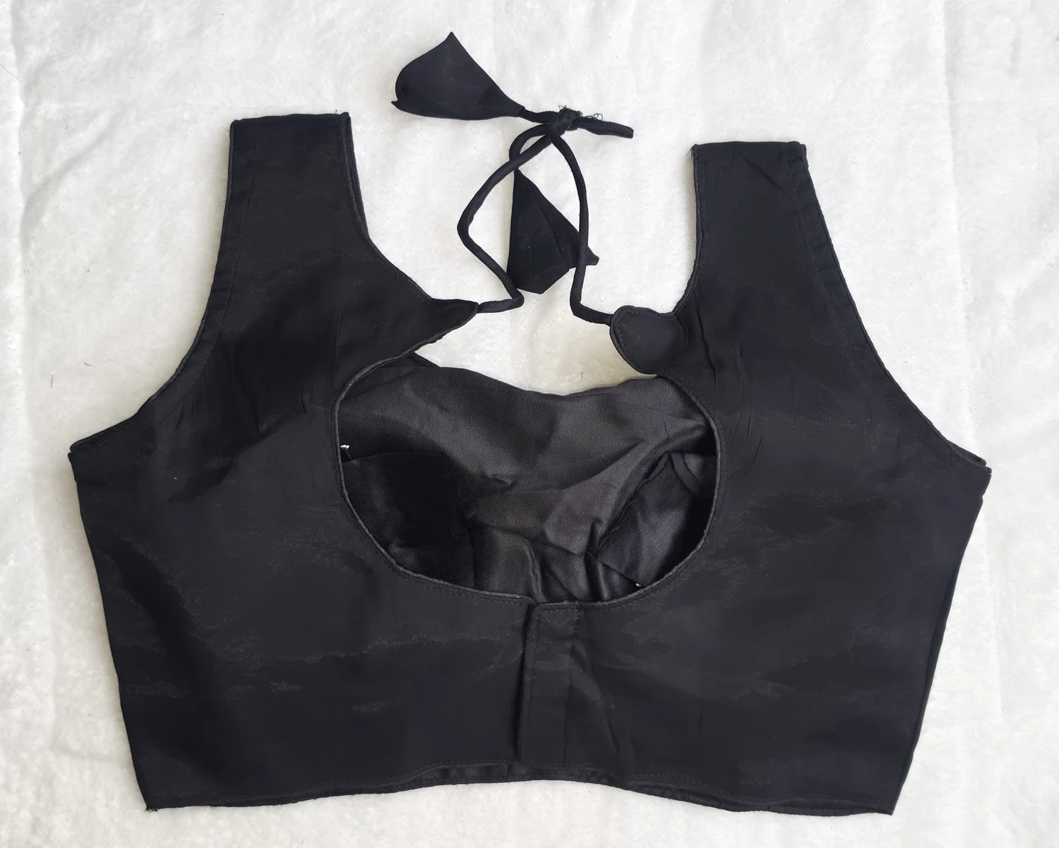 Saumya Black Essential Blouse, back view