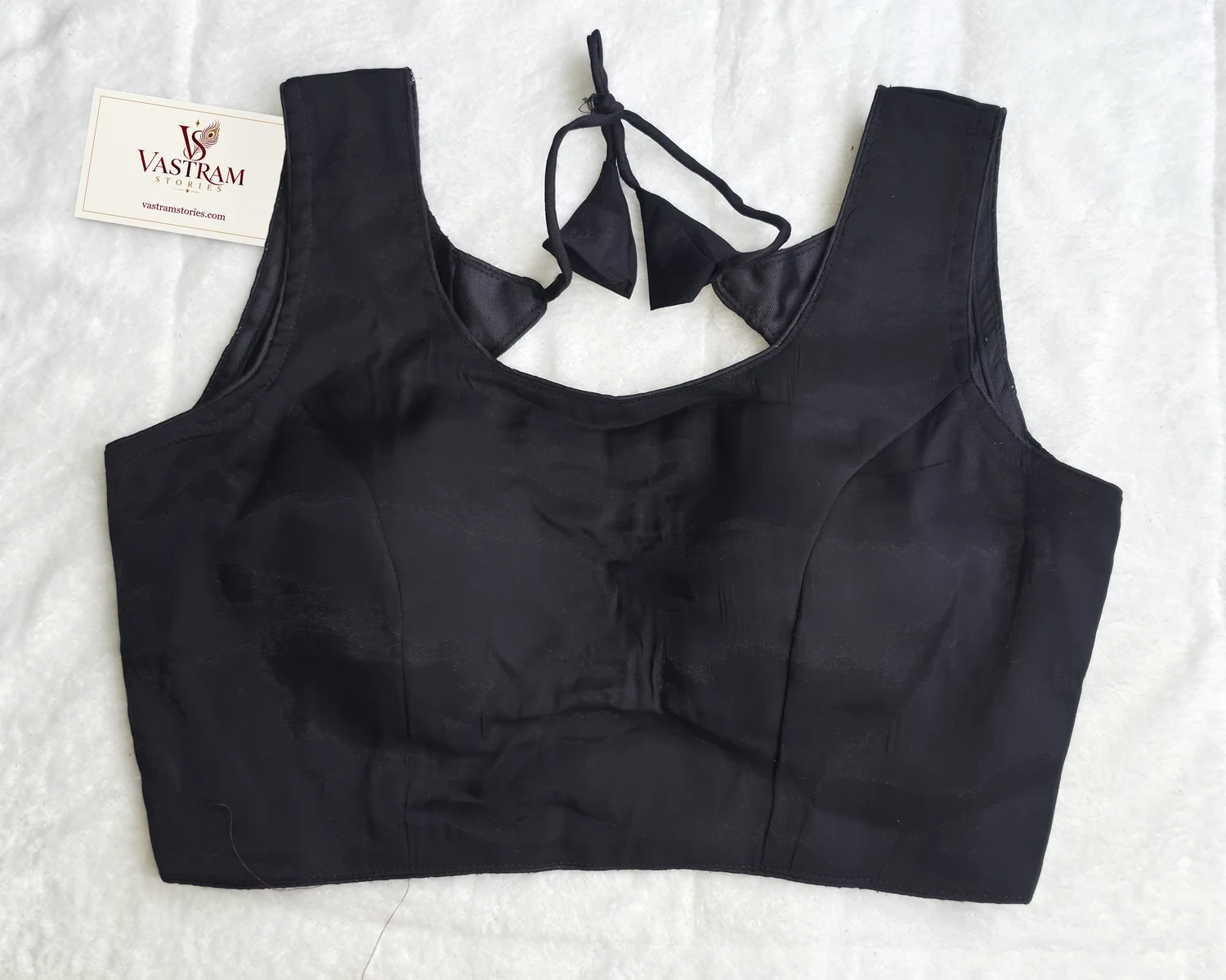 Saumya Black Essential Blouse, front view