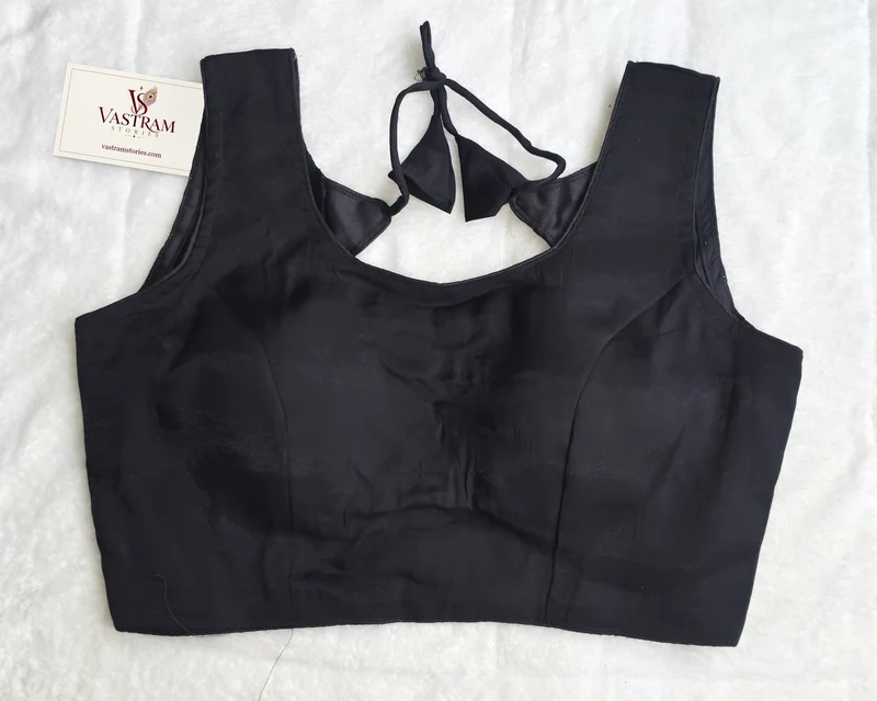 Saumya Black Essential Blouse, front view